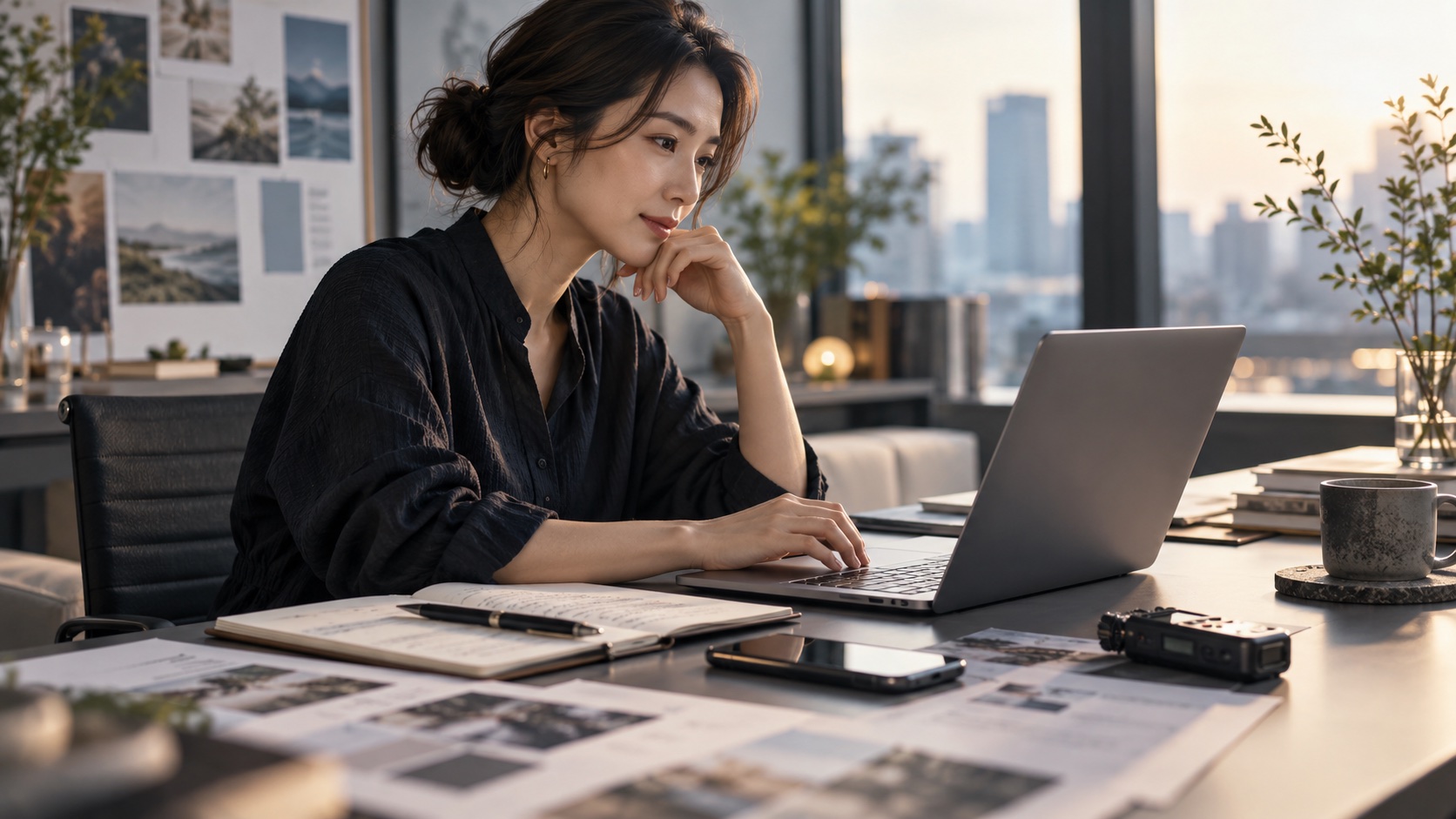 生成AIのSNS投稿案を会社らしい言葉へ整える担当者